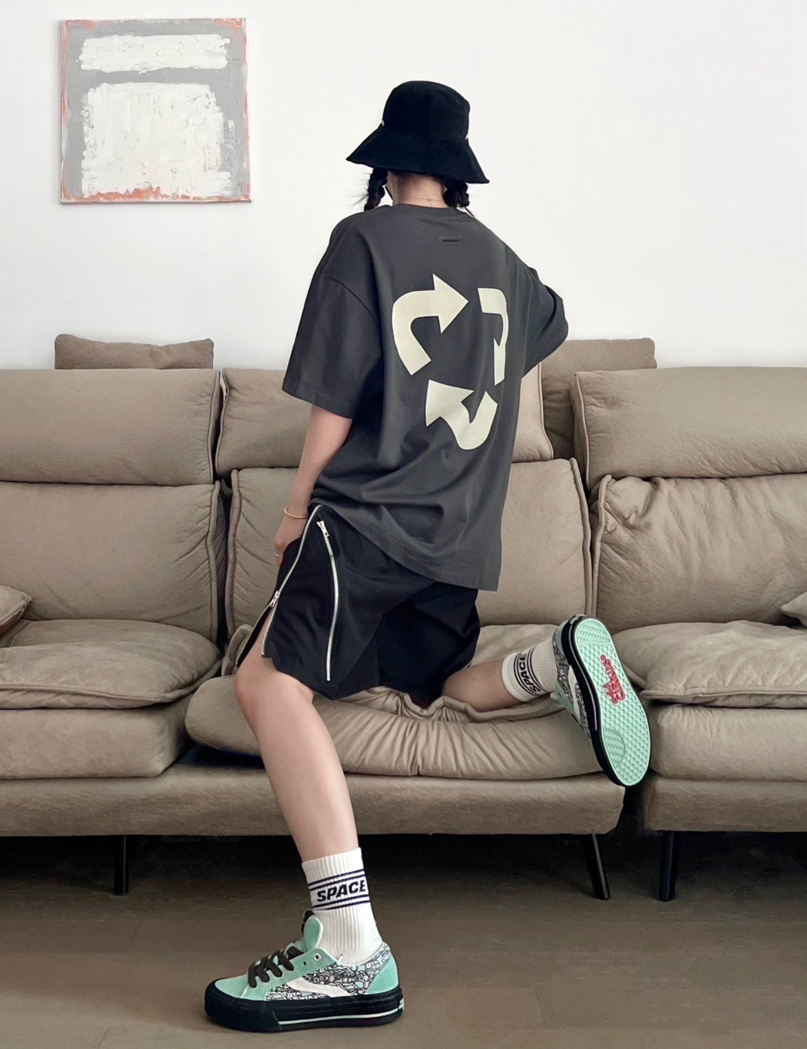INNERSECT X FOG JERRY LORENZO 陳冠希 三生萬物 循環圖標短T oversized 3色/現貨