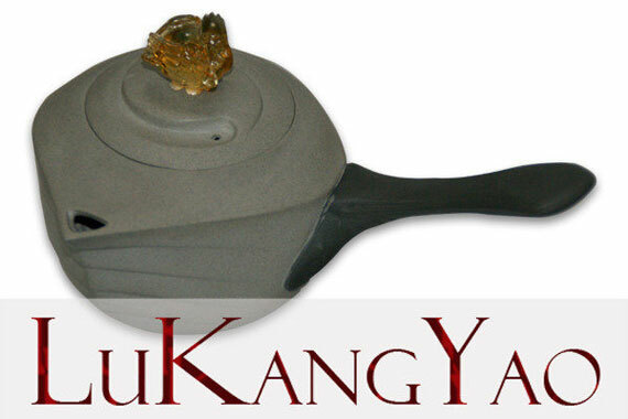 鹿港窯禮品館│紫砂陶-意象茶具組【黑面琵鷺】 禮盒