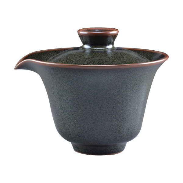 鹿港窯禮品館│茶葉沫釉 1壺2杯 禮盒