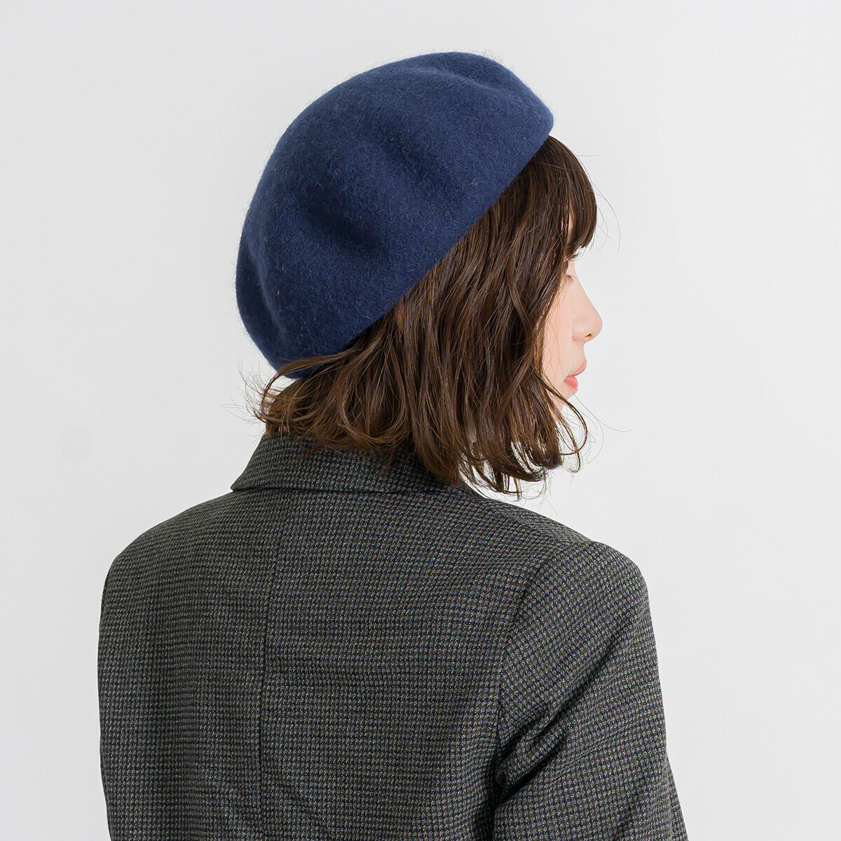 增強氣質毛氈貝雷帽  【日本直送】