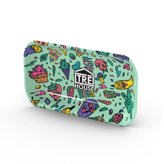 TRĒ HOUSE SMALL METAL ROLLING TRAY