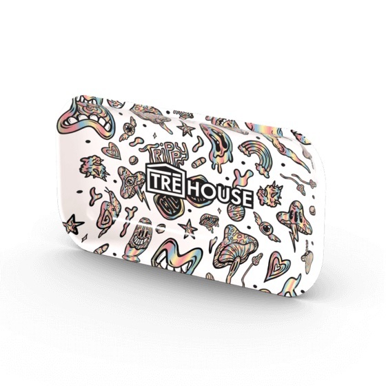 TRĒ HOUSE SMALL METAL ROLLING TRAY