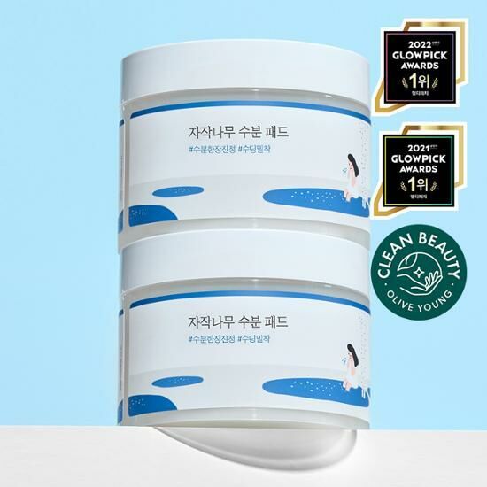 Round Lab Birch Juice Moisturizing Cleanser Pad [80PCS] [Olive Young Double Planning Set]