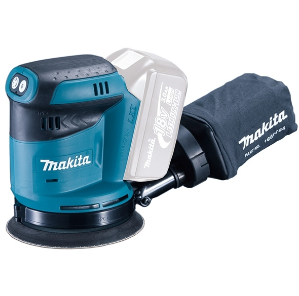 "MAKITA"牧田牌 充電盤式軌道砂光機125mm(鋰18V)(淨機)-[DBO180Z]