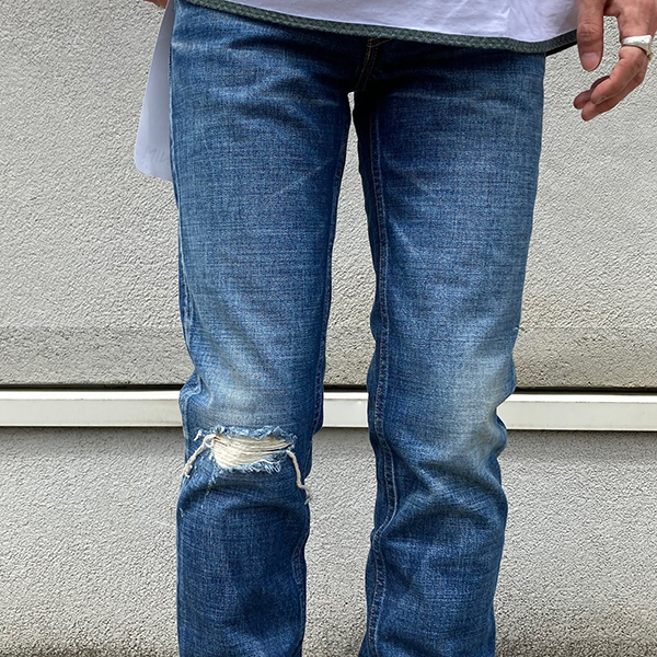 VISVIM SOCIAL SCULPTURE DAMAGED-25 JEANS - SIZE 30 03 CUT L30 PRE ORDER ITEM (預訂中)