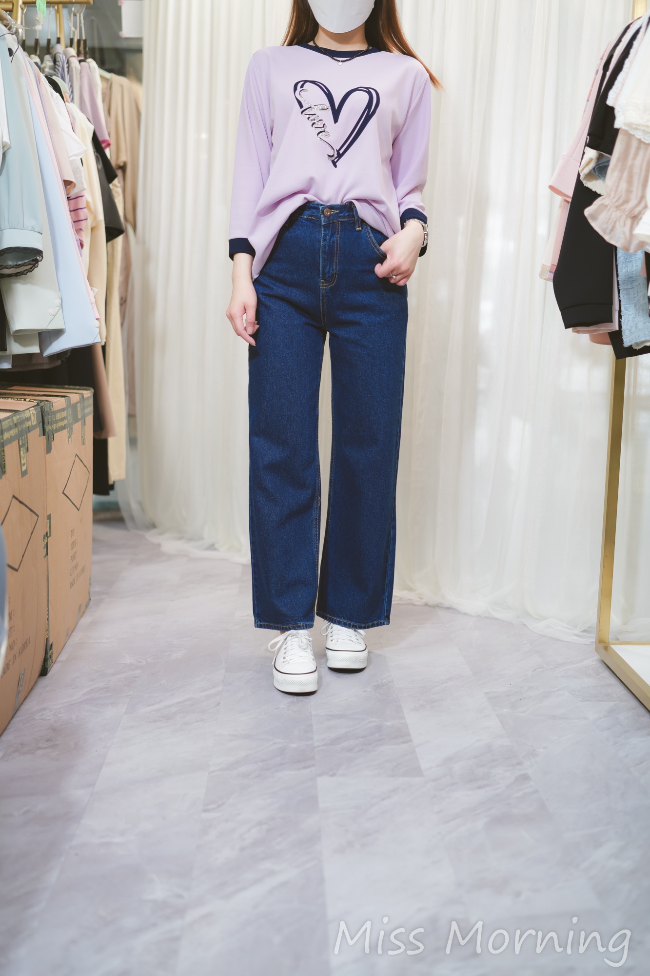 心心圖案上衣(13737)