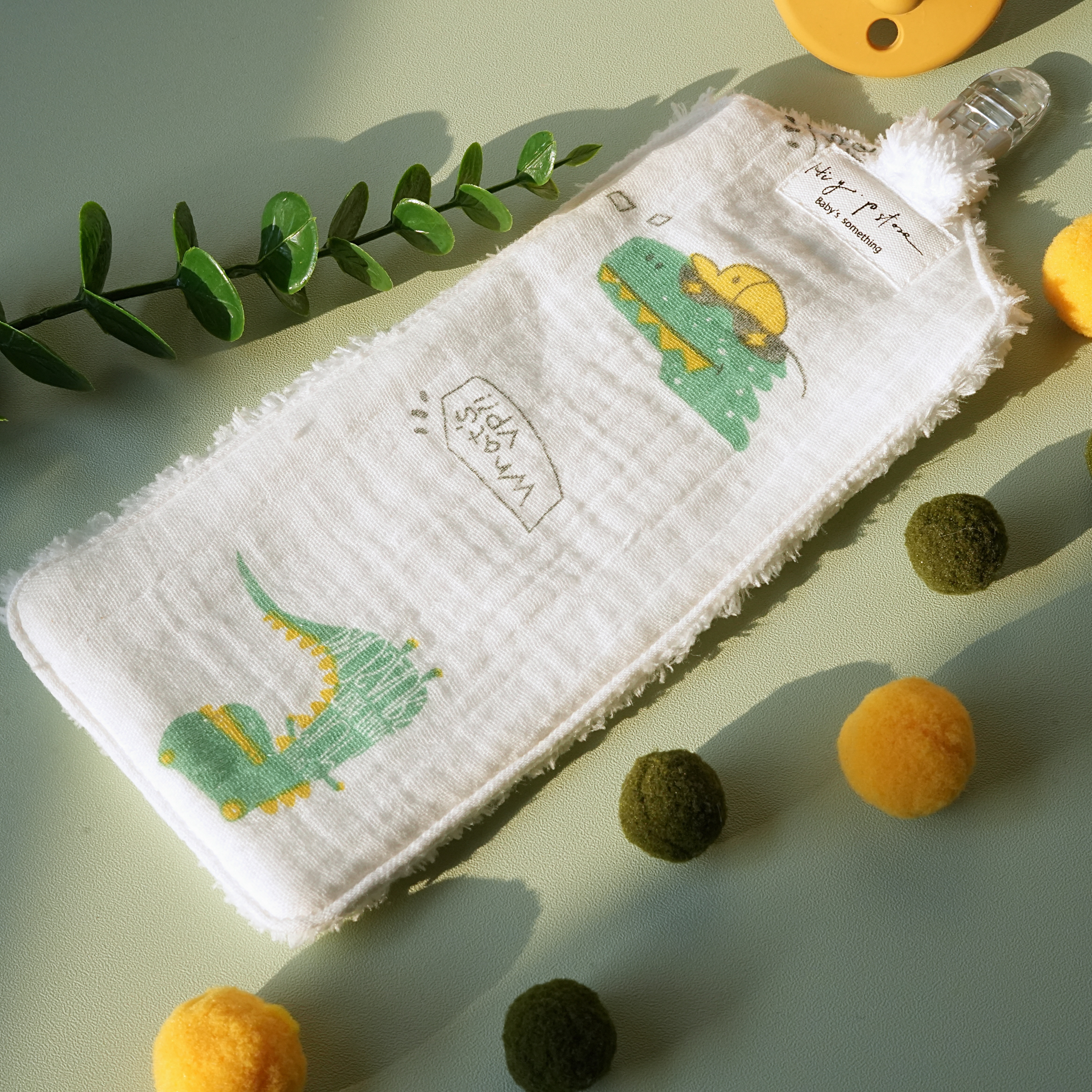 Hi Y.P store-手作手帕夾-roar恐龍