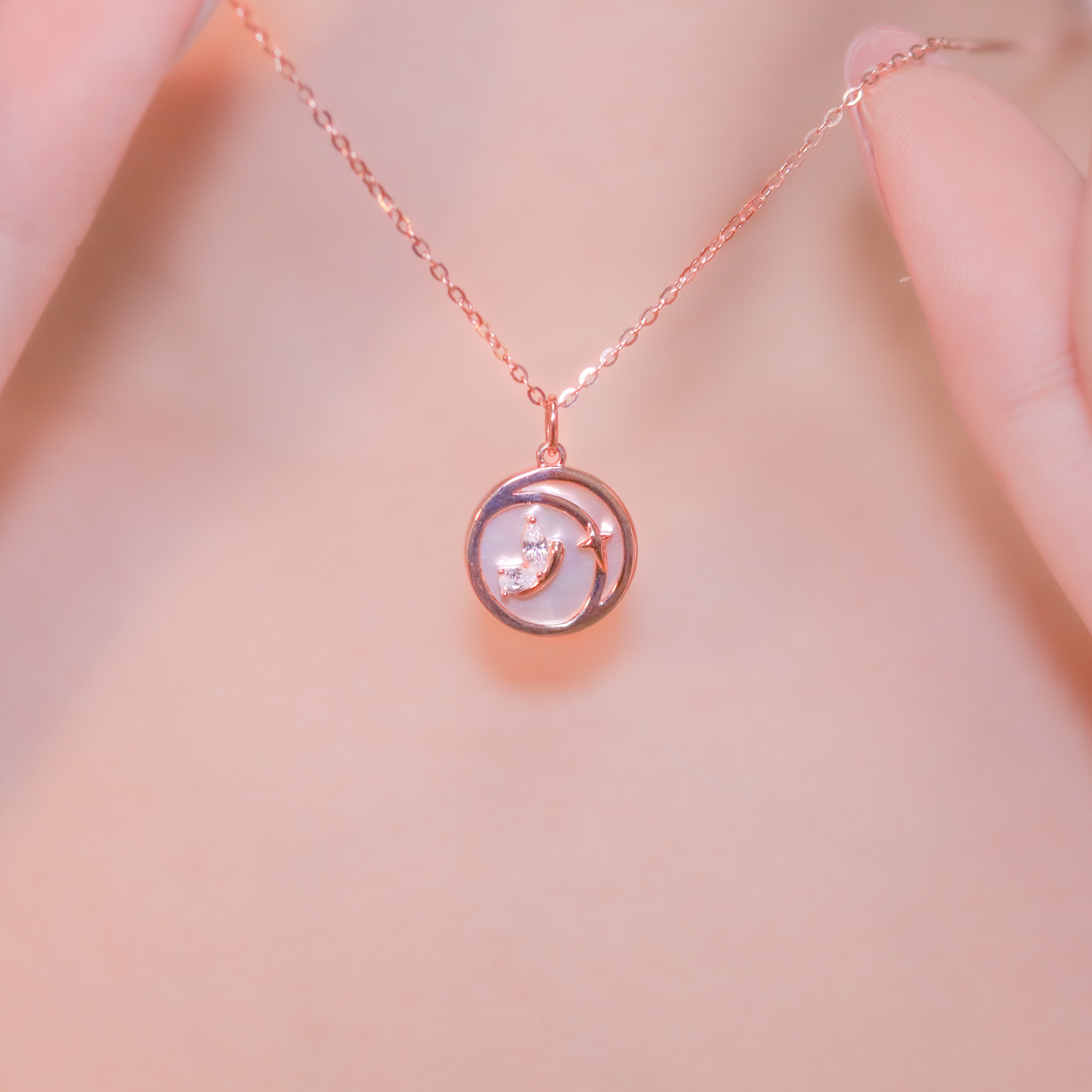 | 925 Silver・ Rose Gold | Hope From Butterfly Necklace  | NE1079 |
