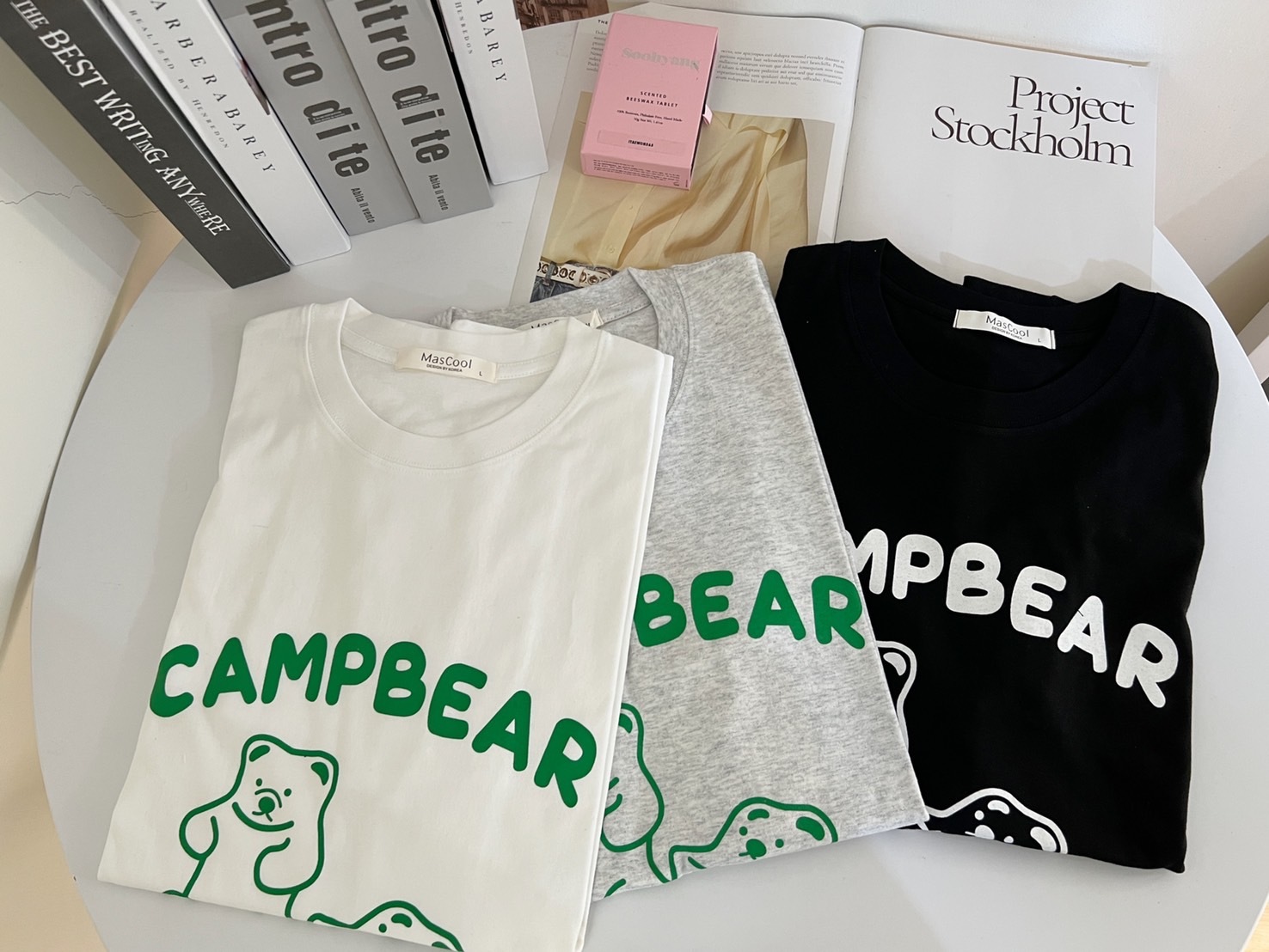 6215 CAMP小熊短袖