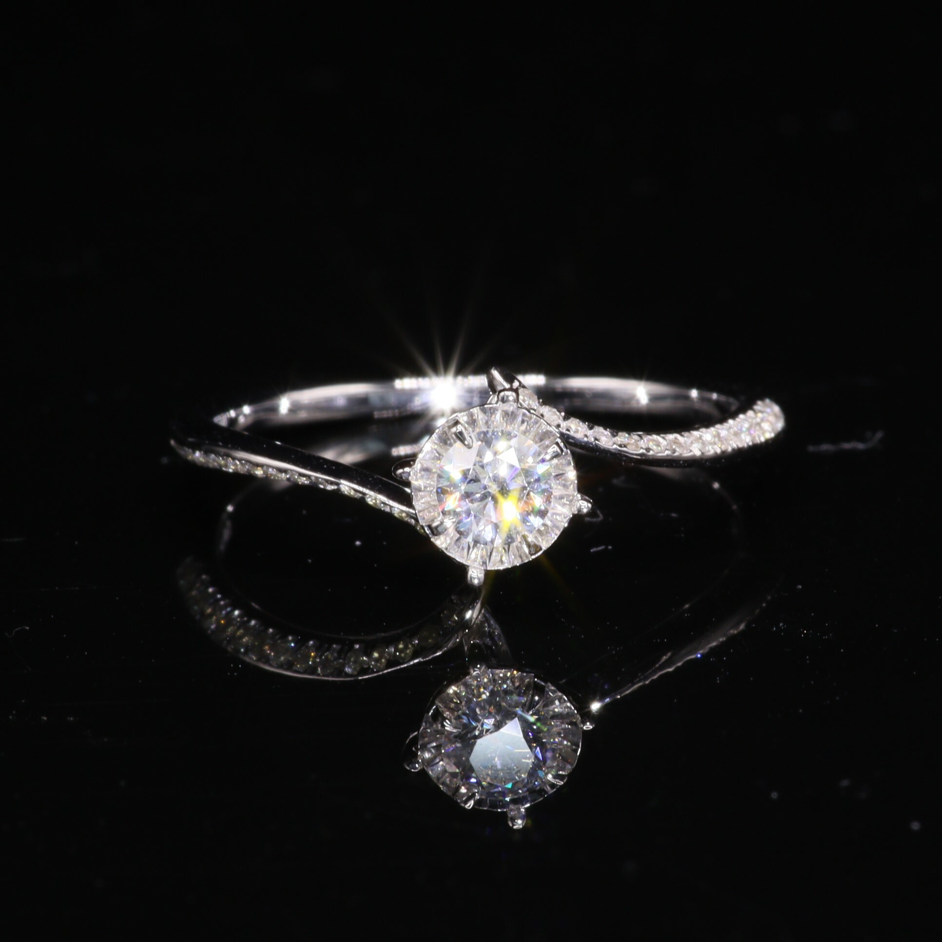 18K White Gold 0.25ct Diamond Ring