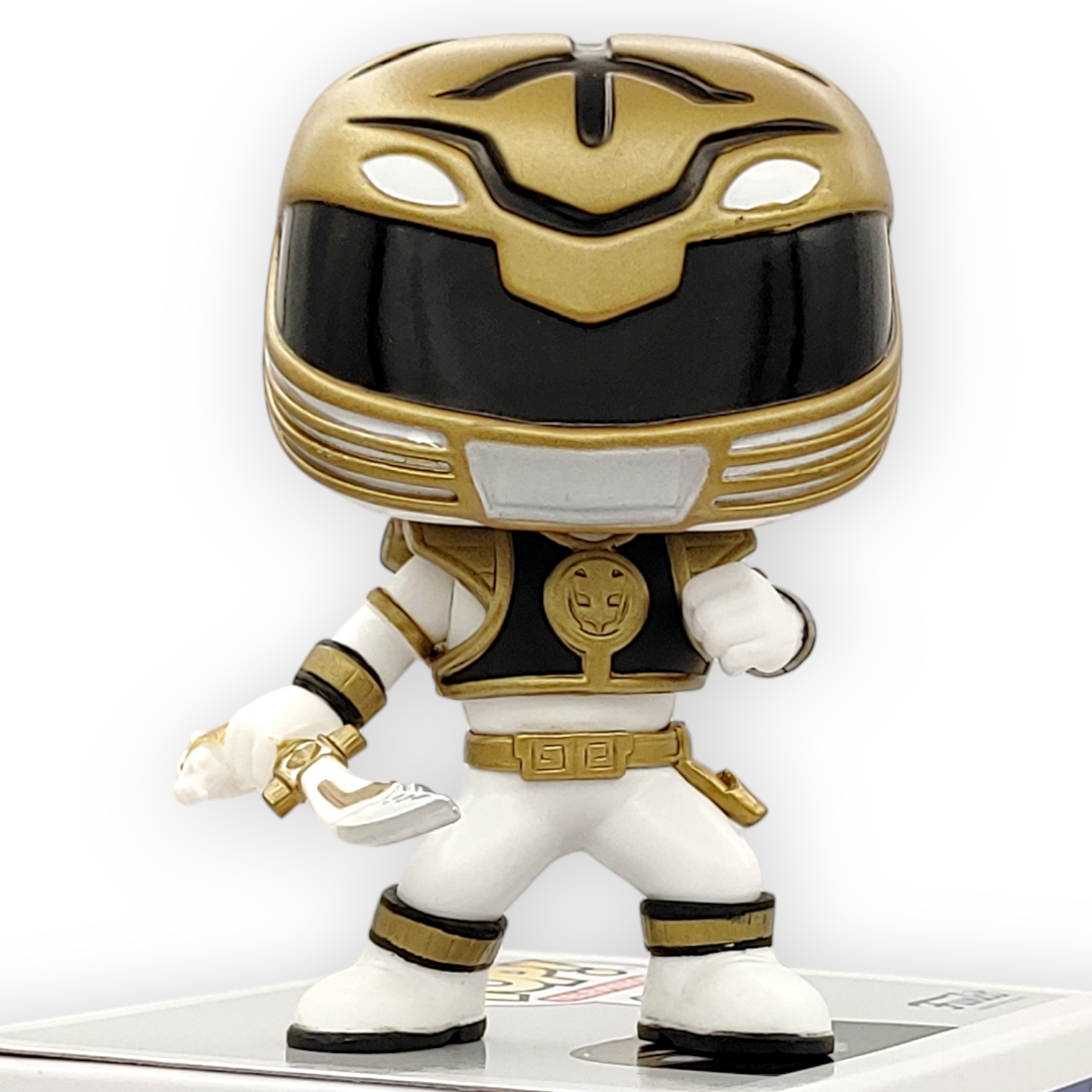 FUNKO POP<恐龍戰隊>白戰士_揮劍-No.1384
