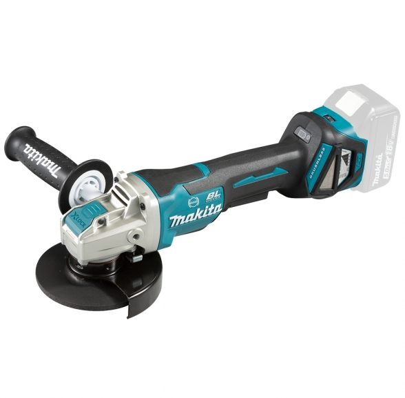 "MAKITA"牧田牌 充電式角向磨光機125mm(X-LOCK)(安全開關)(電子剎車)(變速)(無碳刷)(鋰18V)(淨機)-[DGA519Z]