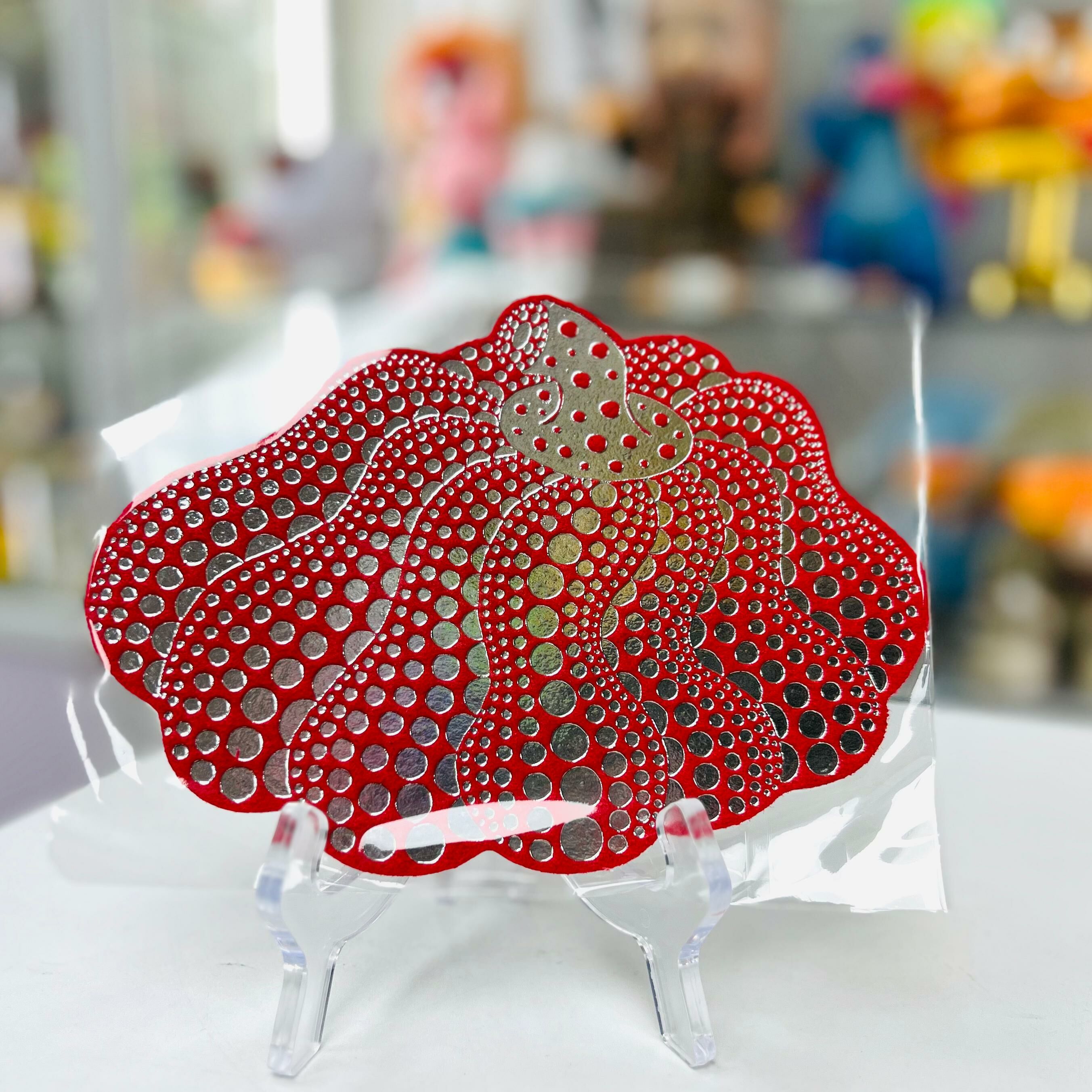 Yayoi Kusama Postcard (Dancing Pumpkin)