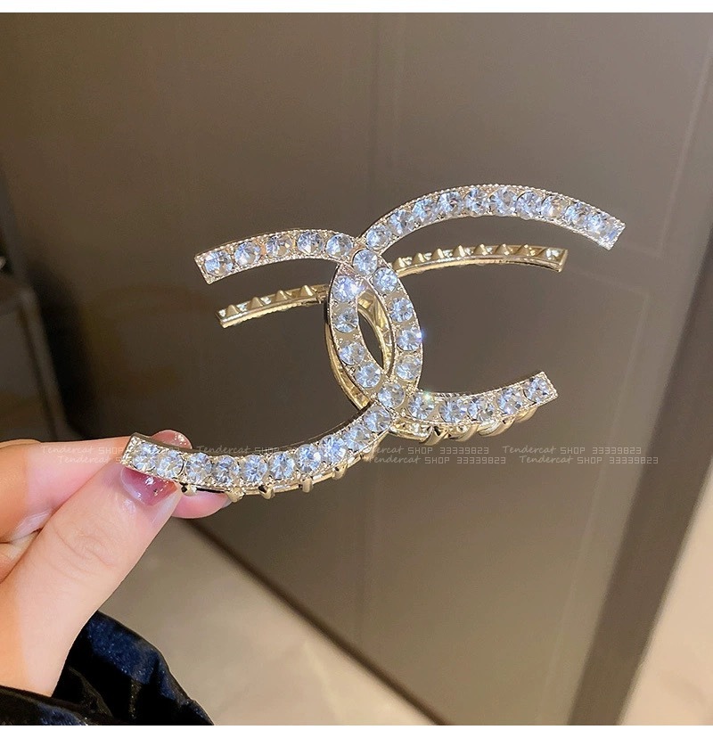 Luxury Simple Diamond Hair Claw
