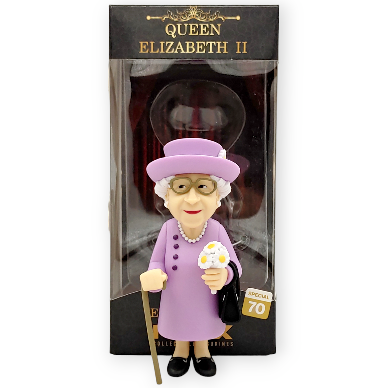 <英國皇室>MINIX 12cm英女王伊莉莎白II公仔