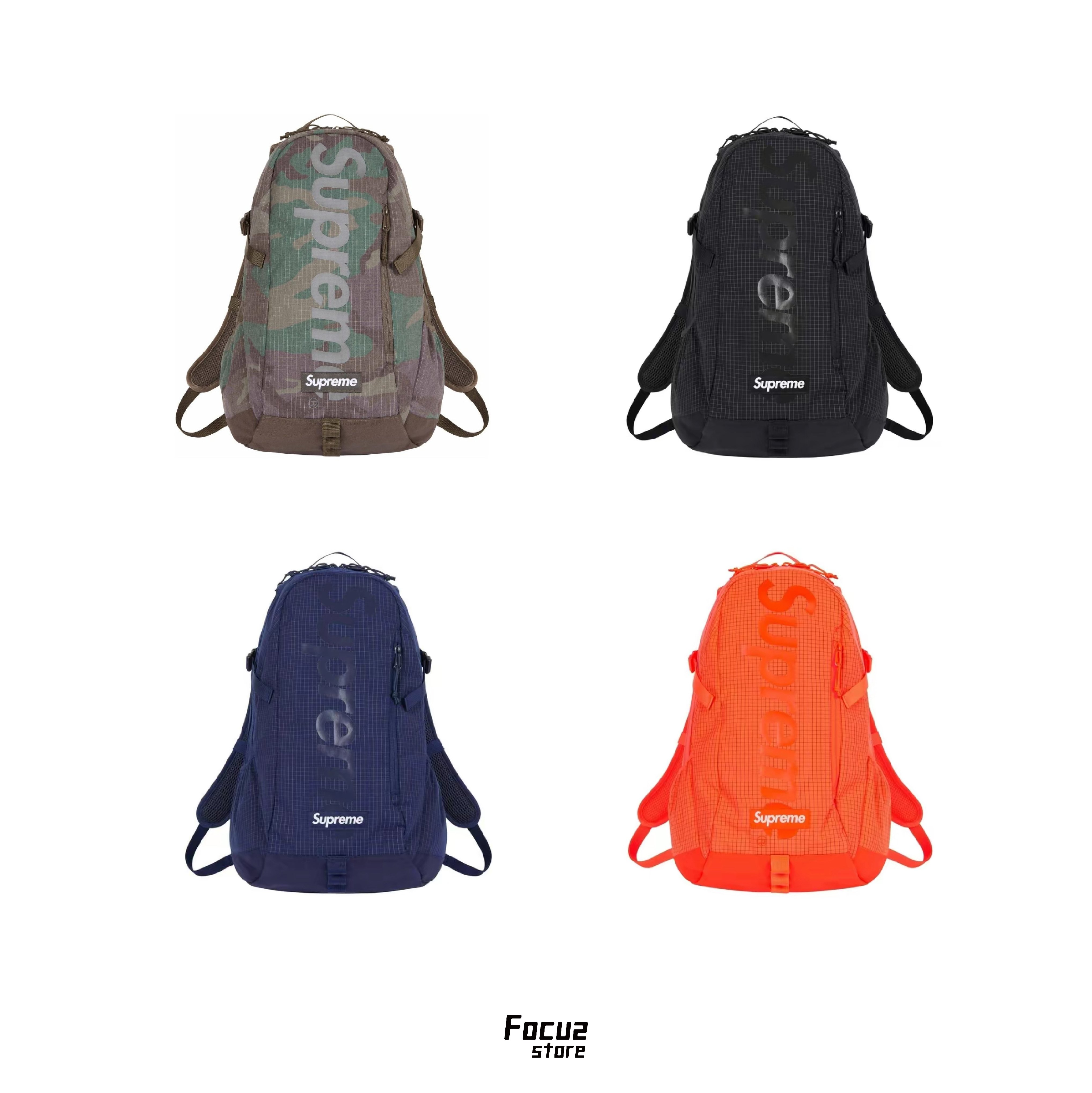 【Focus Store】預購 Supreme SS24 Week 1 Backpack 後背包 反光 四色