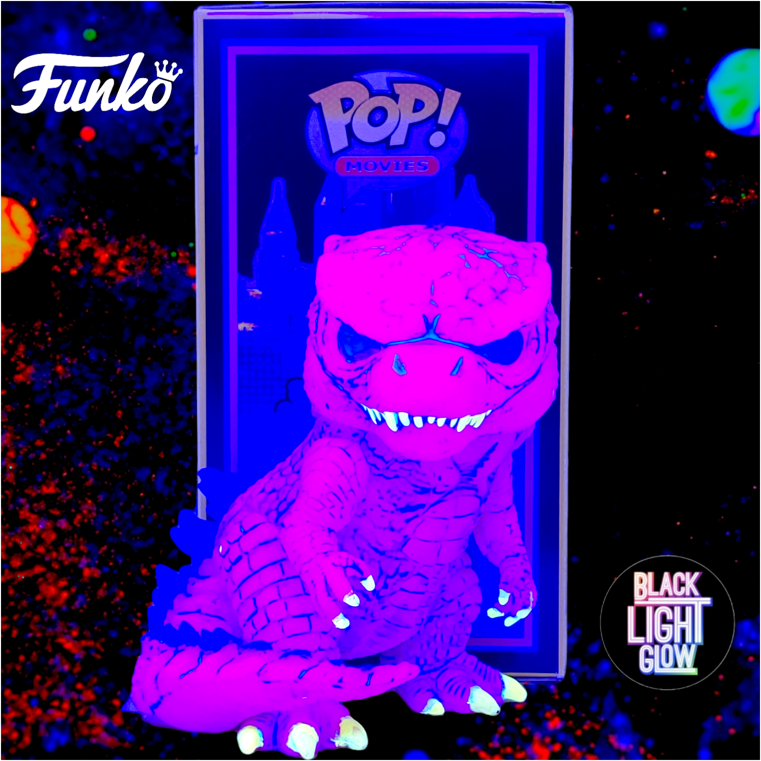 FUNKO POP <哥斯拉大戰金剛>哥斯拉(Blacklight版)-No.1348