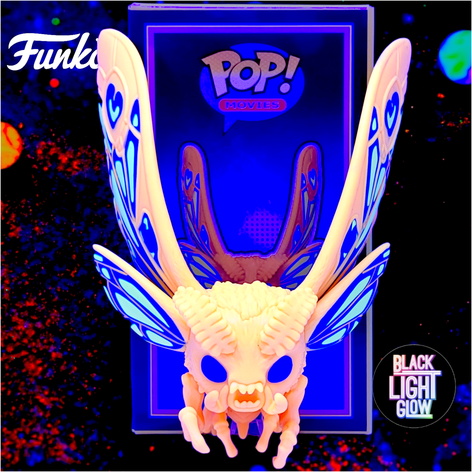 FUNKO POP <哥斯拉大戰摩斯拉>摩斯拉(Blacklight版)-No.1347