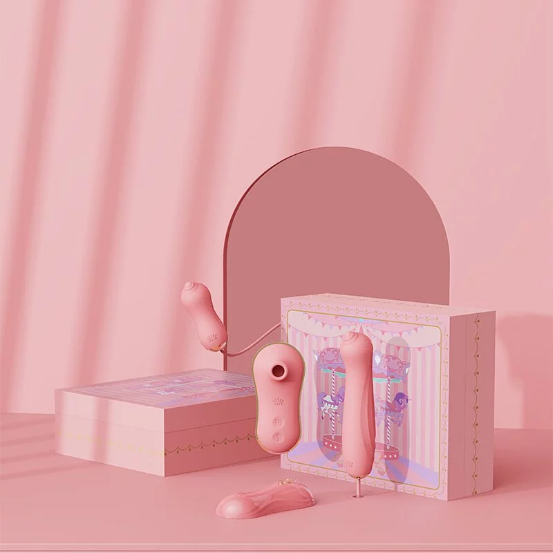 Zalo - Unicorn Set 組合式吸吮抽插器 粉色