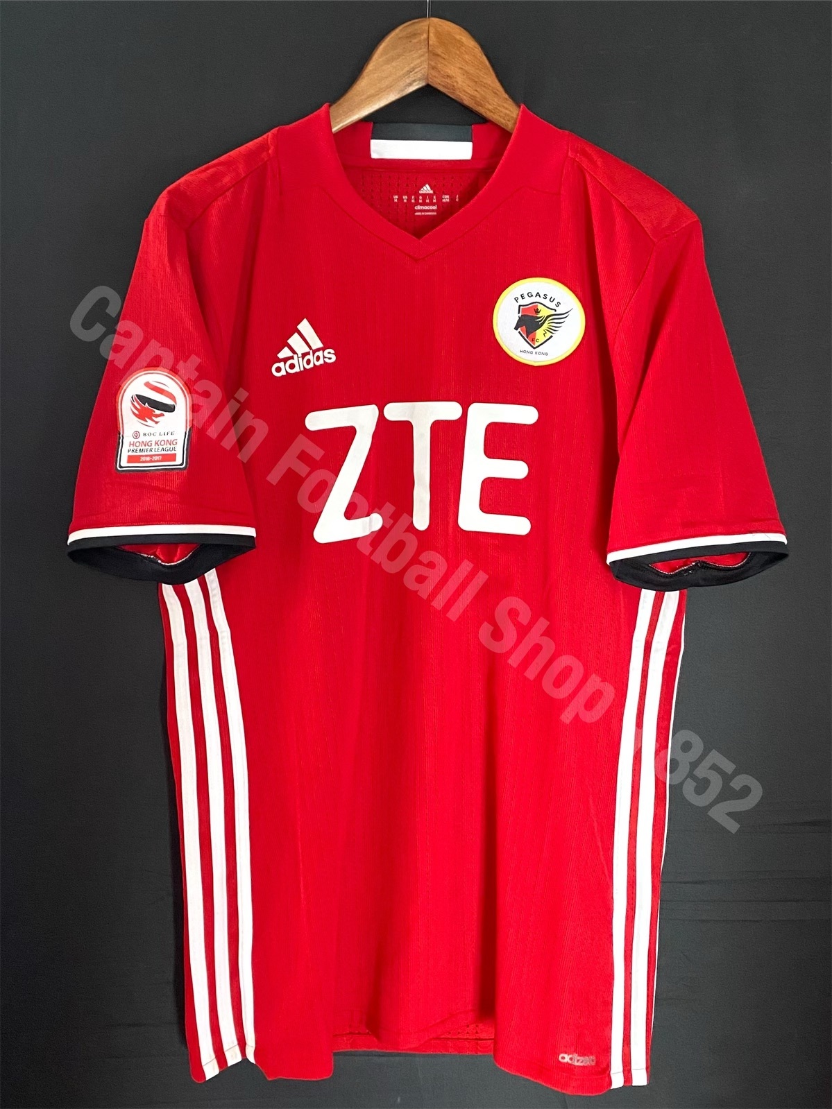 Hong Kong Pegasus 2016-2017 Adidas Home match worn shirt