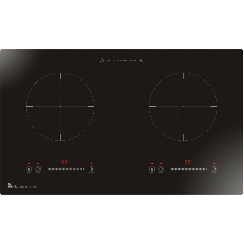 樂思 Garwoods    EC2938 ‧座檯‧嵌入式‧750mm 雙頭電磁爐‧2800W‧香港行貨,原廠2年保養‧