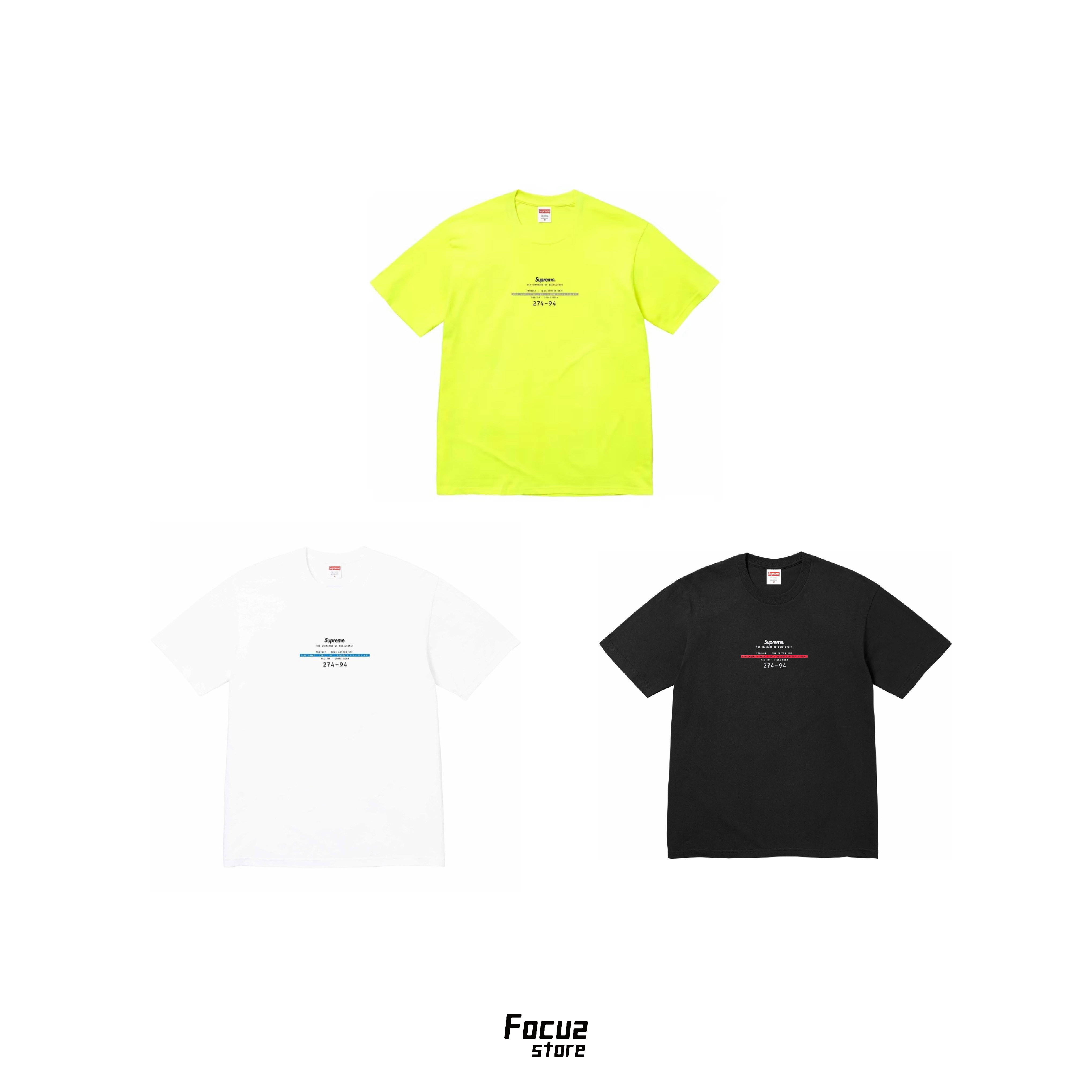 【Focus Store】預購 Supreme SS24 Week 1 Standard Tee 短袖 三色
