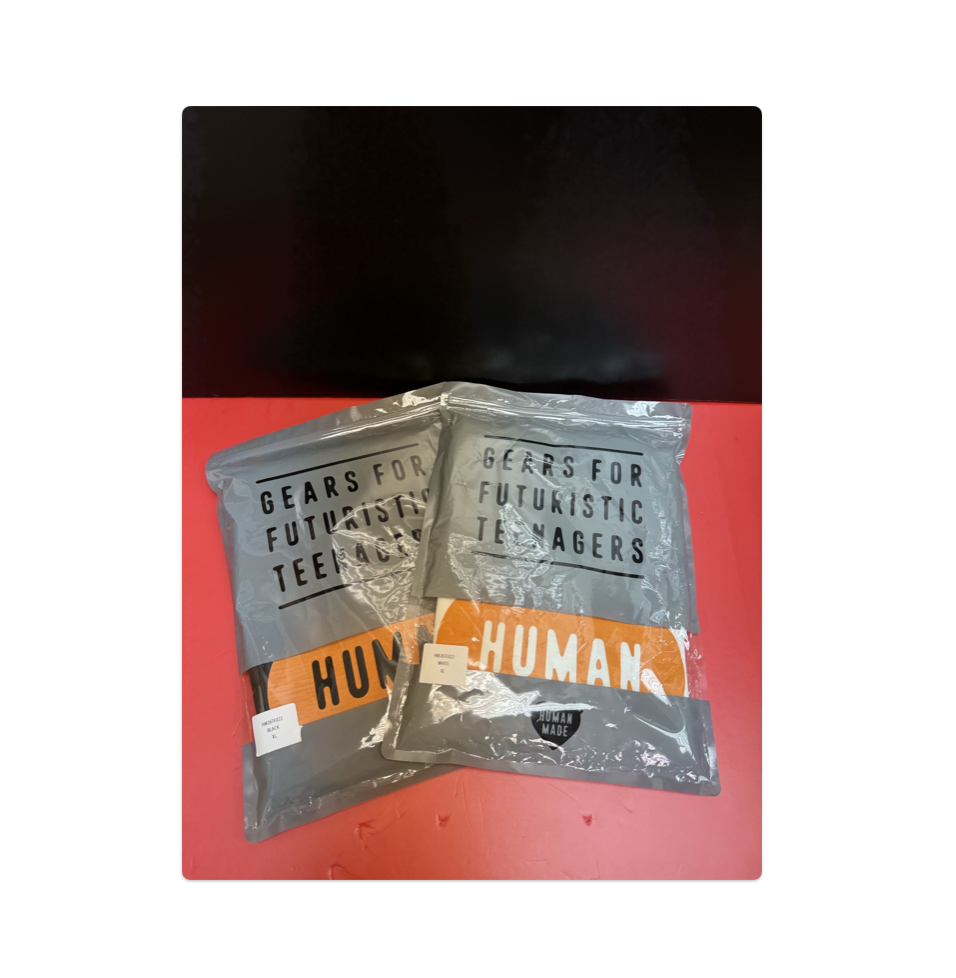 Human made Heart T-shirt 渋谷限定 黑橙