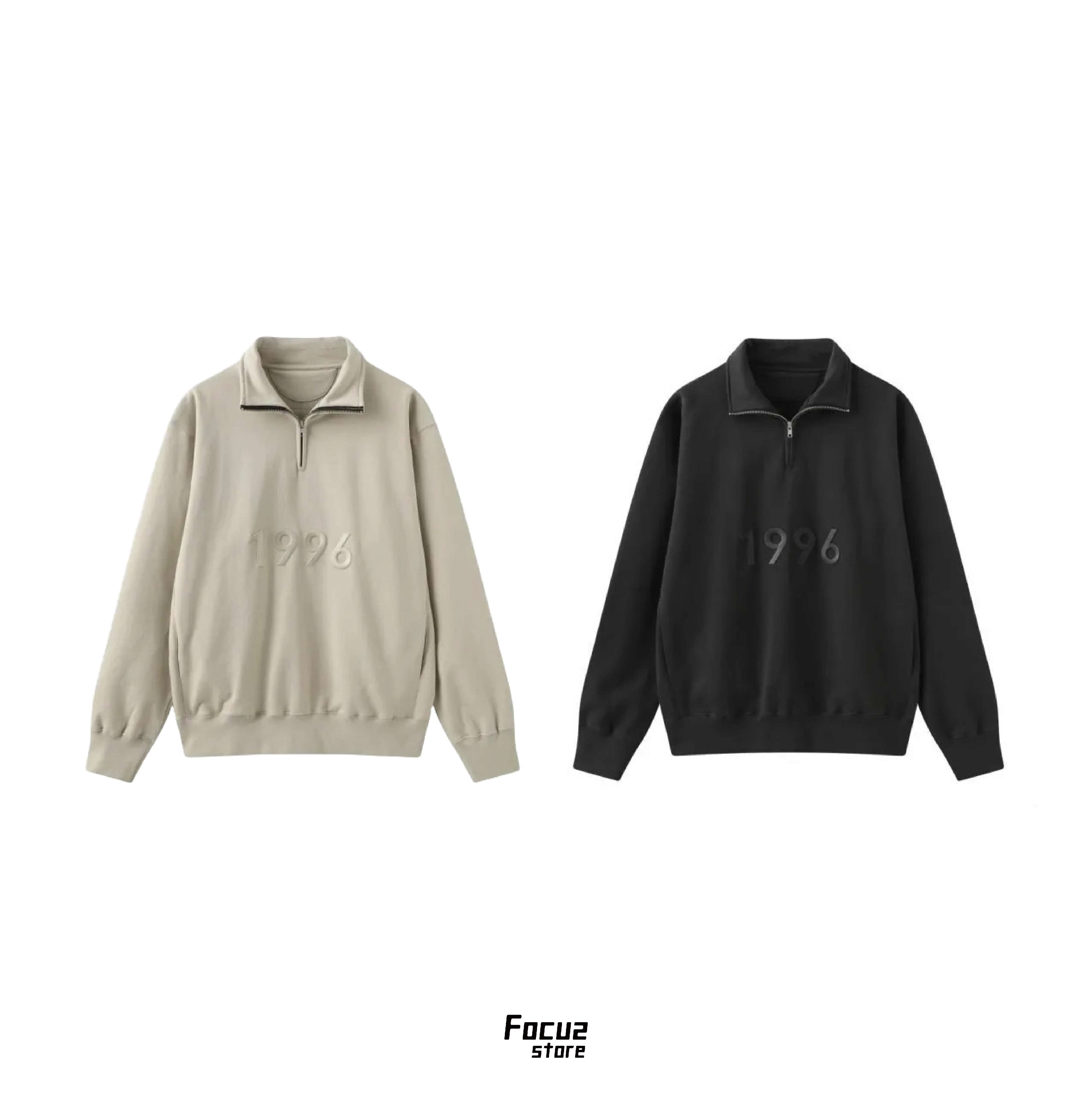 【Focus Store】現貨秒發 Jerry Lorenzo x LoneOnes x Innersect 1996 Half Zip Sweather 立領 兩色