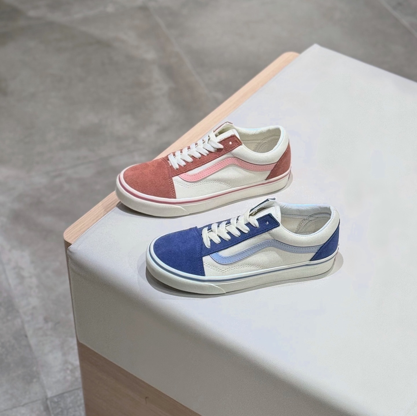 Vans Old Skool 日本限定 玫瑰粉 寶寶藍 帆布鞋 VN0005UFPNK VN000CR5BLU