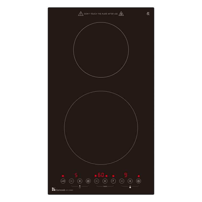 樂思 Garwoods     EC-2360IC‧座檯‧嵌入式‧290mm  雙頭電磁爐‧2800W‧香港行貨,原廠2年保養‧