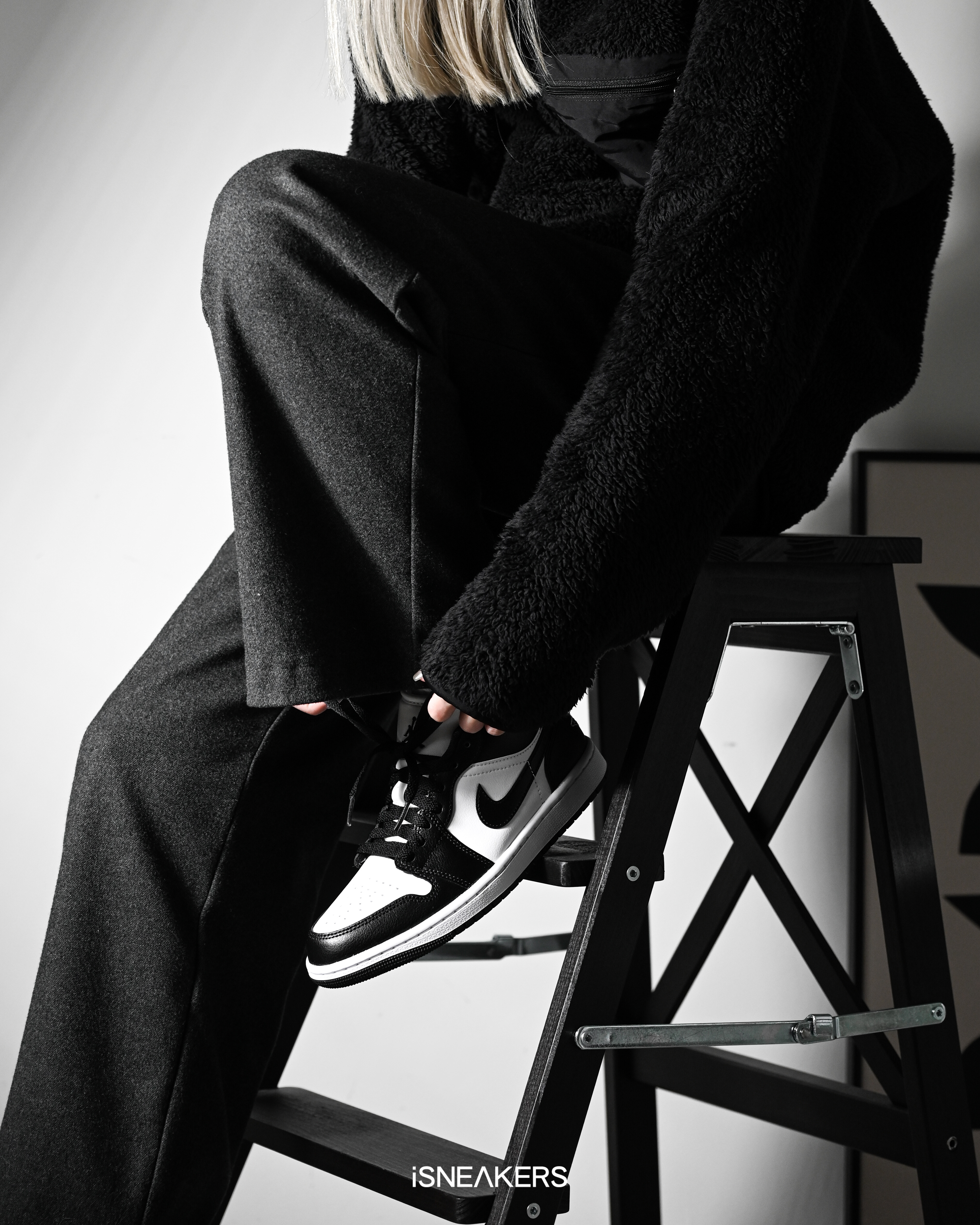 iSNEAKERS｜Air Jordan 1 Low "Panda" 熊貓 黑白 DC0774-101