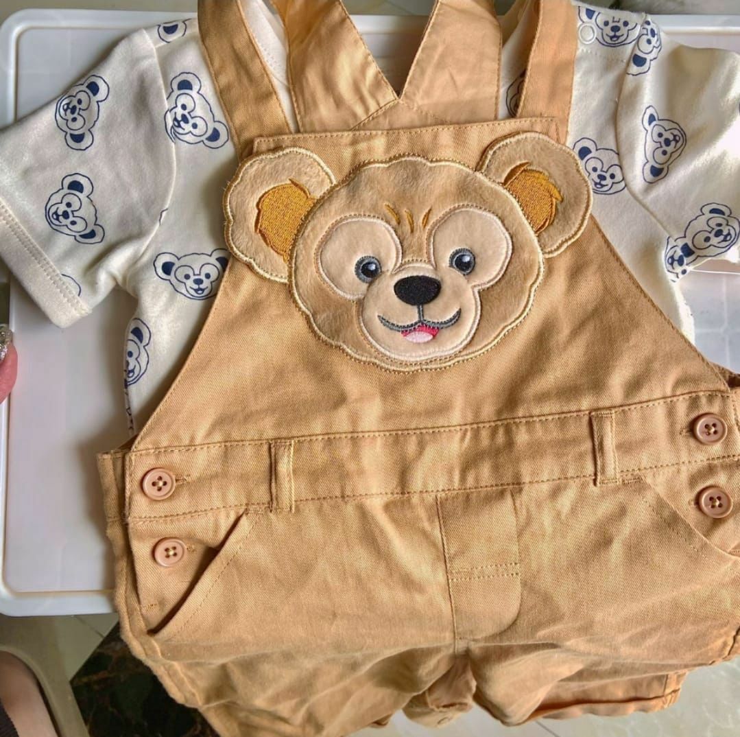 廠訂製款 duffy上衣+背帶褲套裝(男/女可穿)