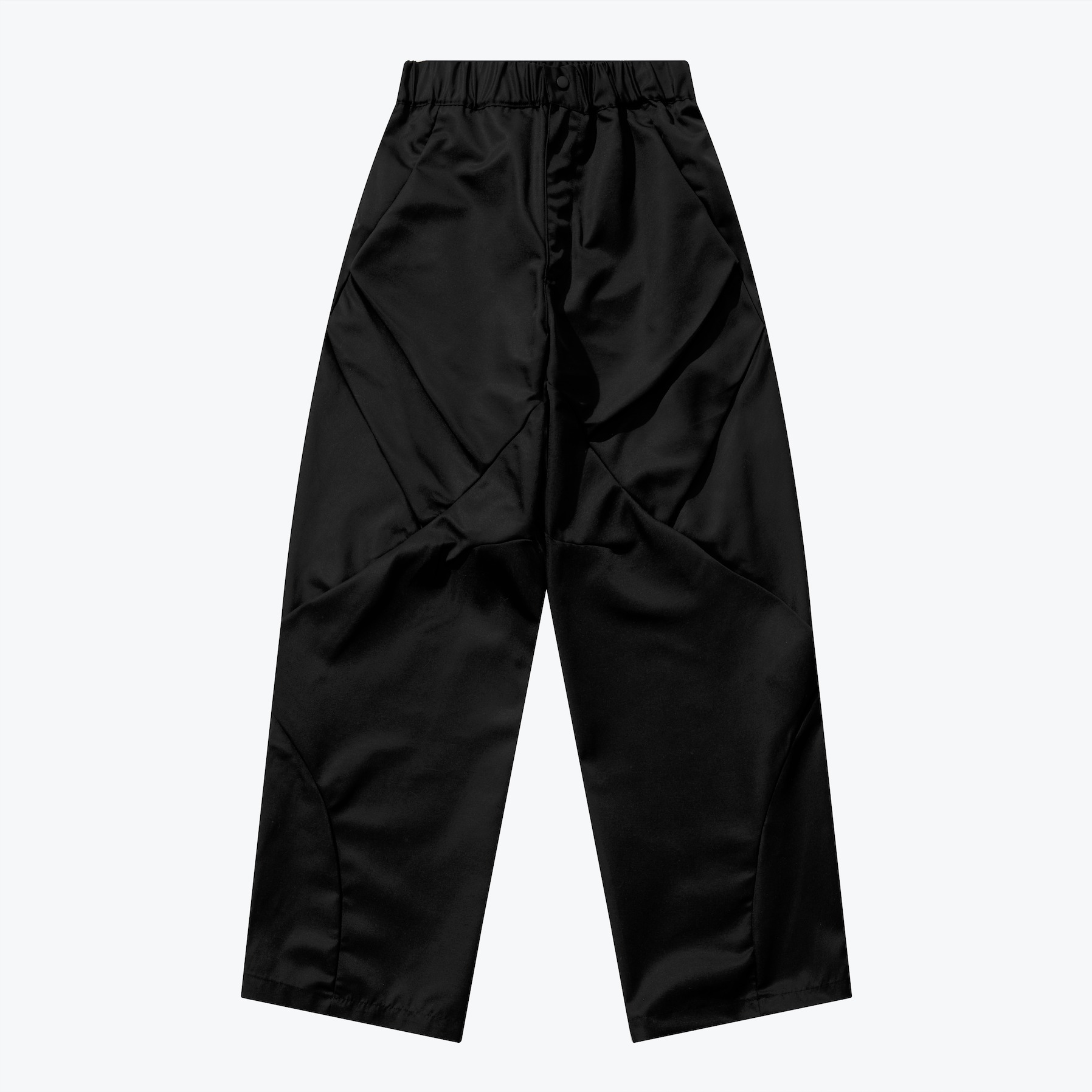 SENSE - Pleats Trousers 黑色