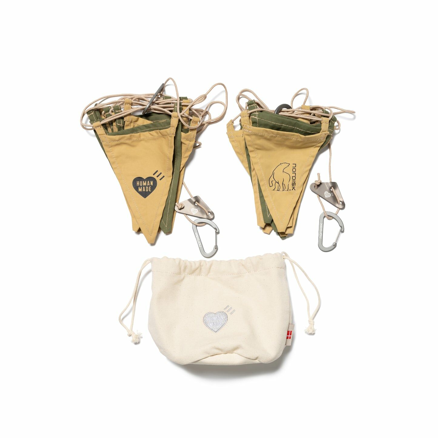 【現貨】Human made x NORDISK 標誌logo 露營旗 2p XX25GD030