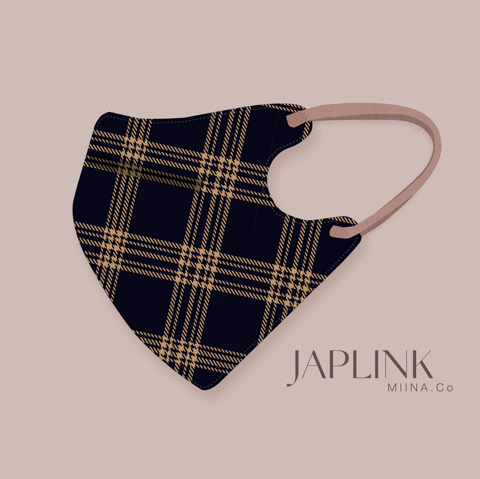 JAPLINK MASK 立體口罩【 HEPA 設計款 】英倫西裝