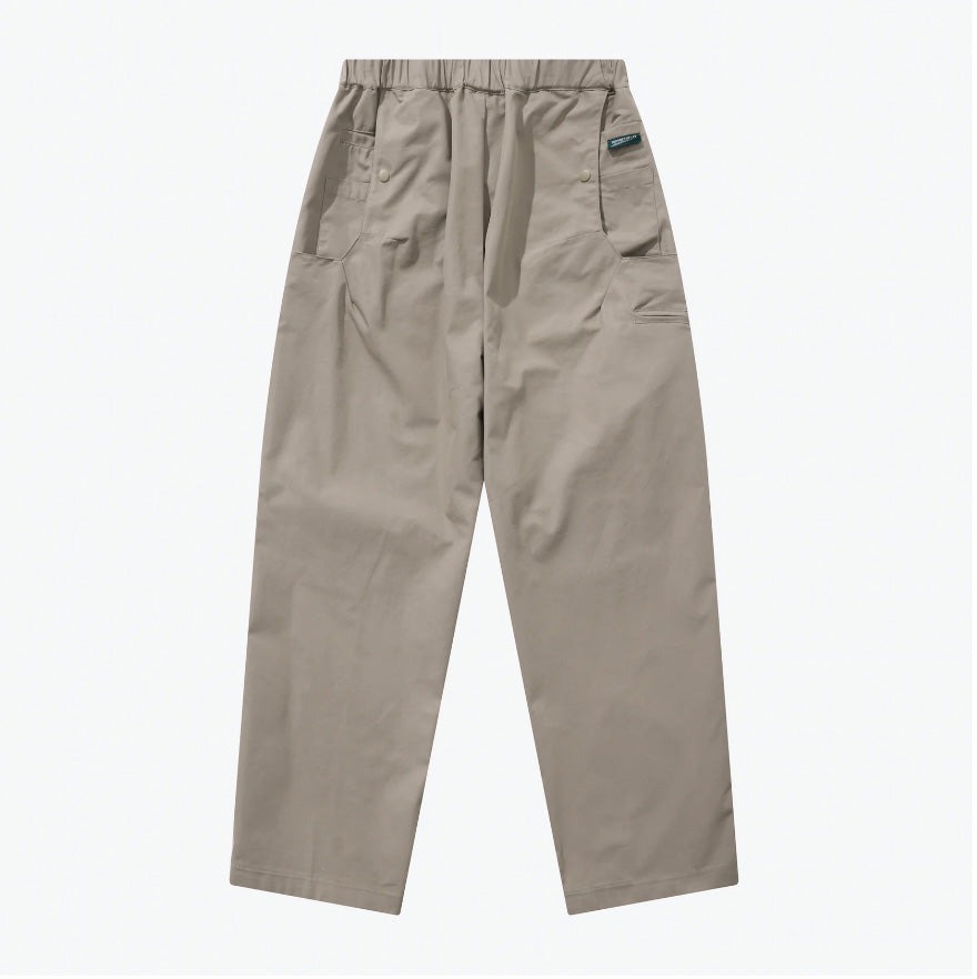 SENSE - Wide Cut Tech Trousers 卡其