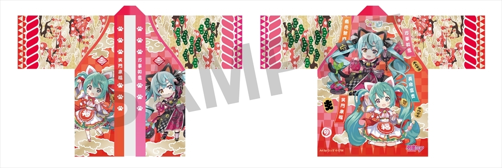 「ACG.GO」「預購」初音ミク×招き猫 招福法被