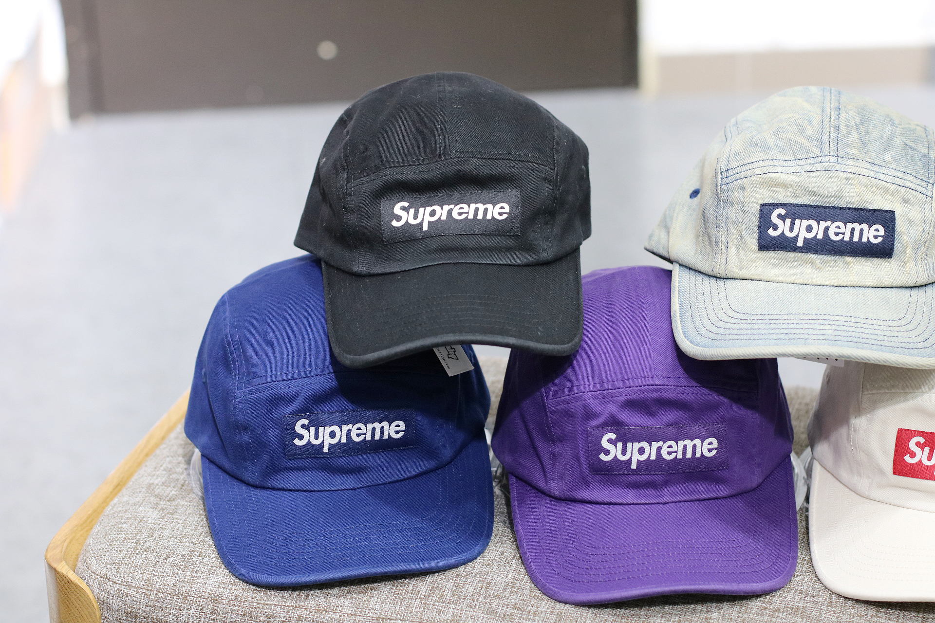 Supreme SS24 Washed Chino Twill Camp Cap