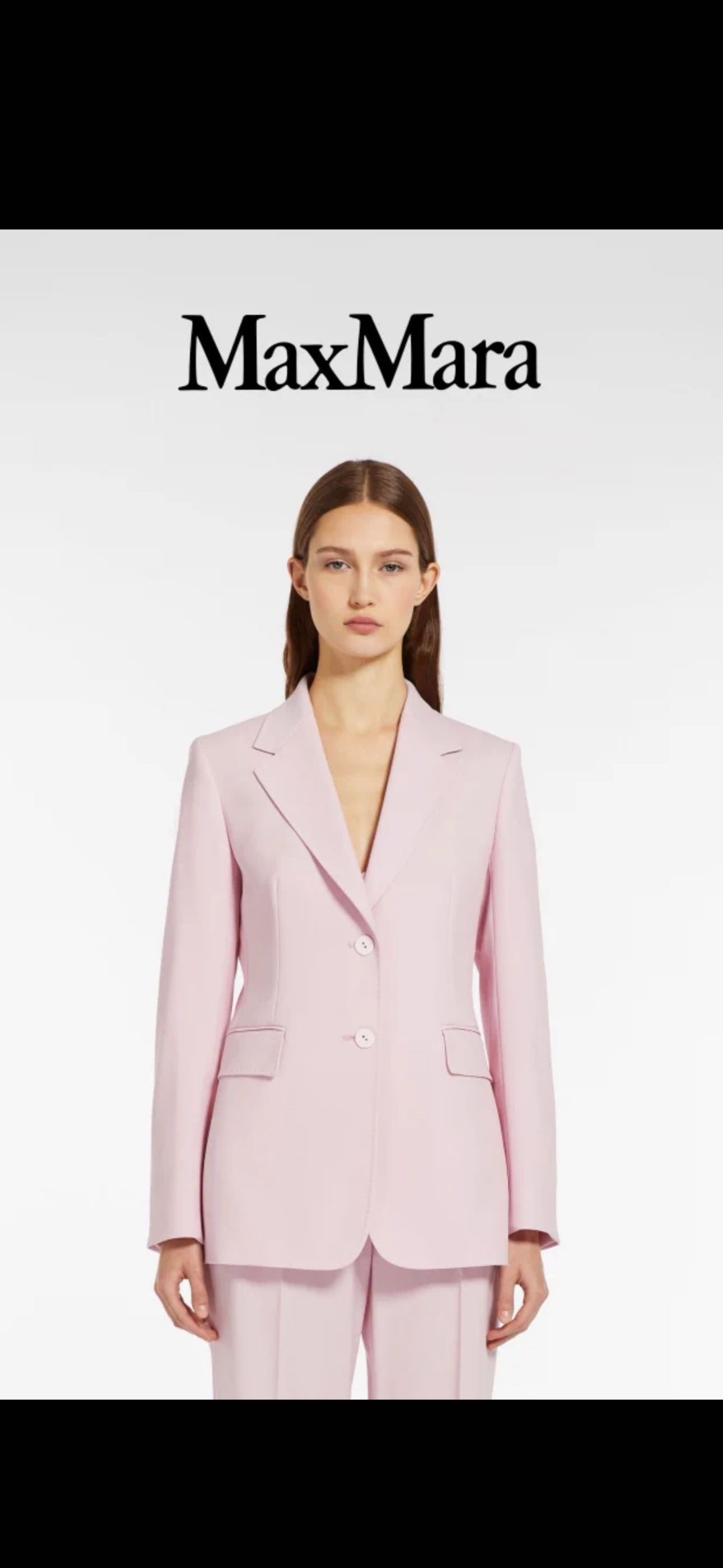 Max Mara -STUDIO 粉色西服 -M