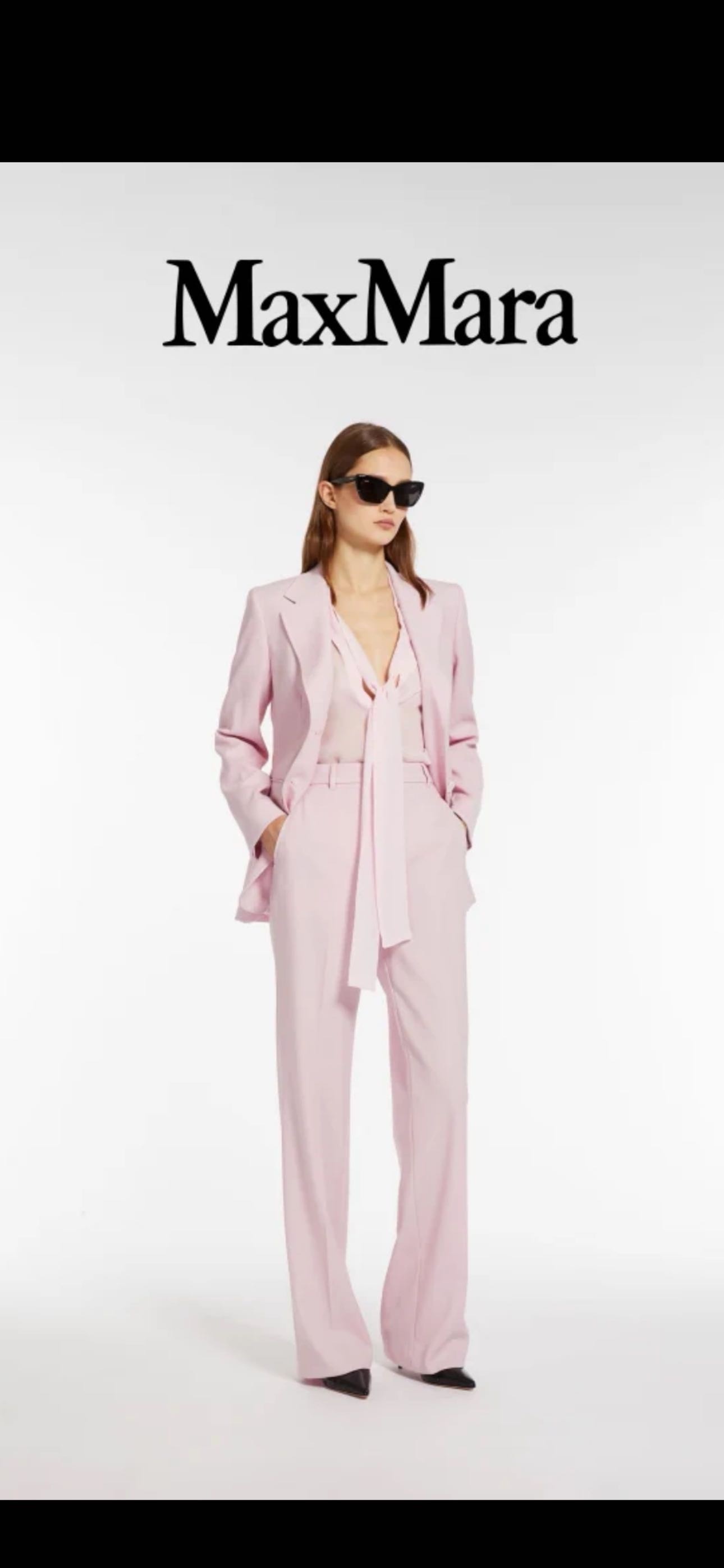 Max Mara -STUDIO 粉色西服 -M