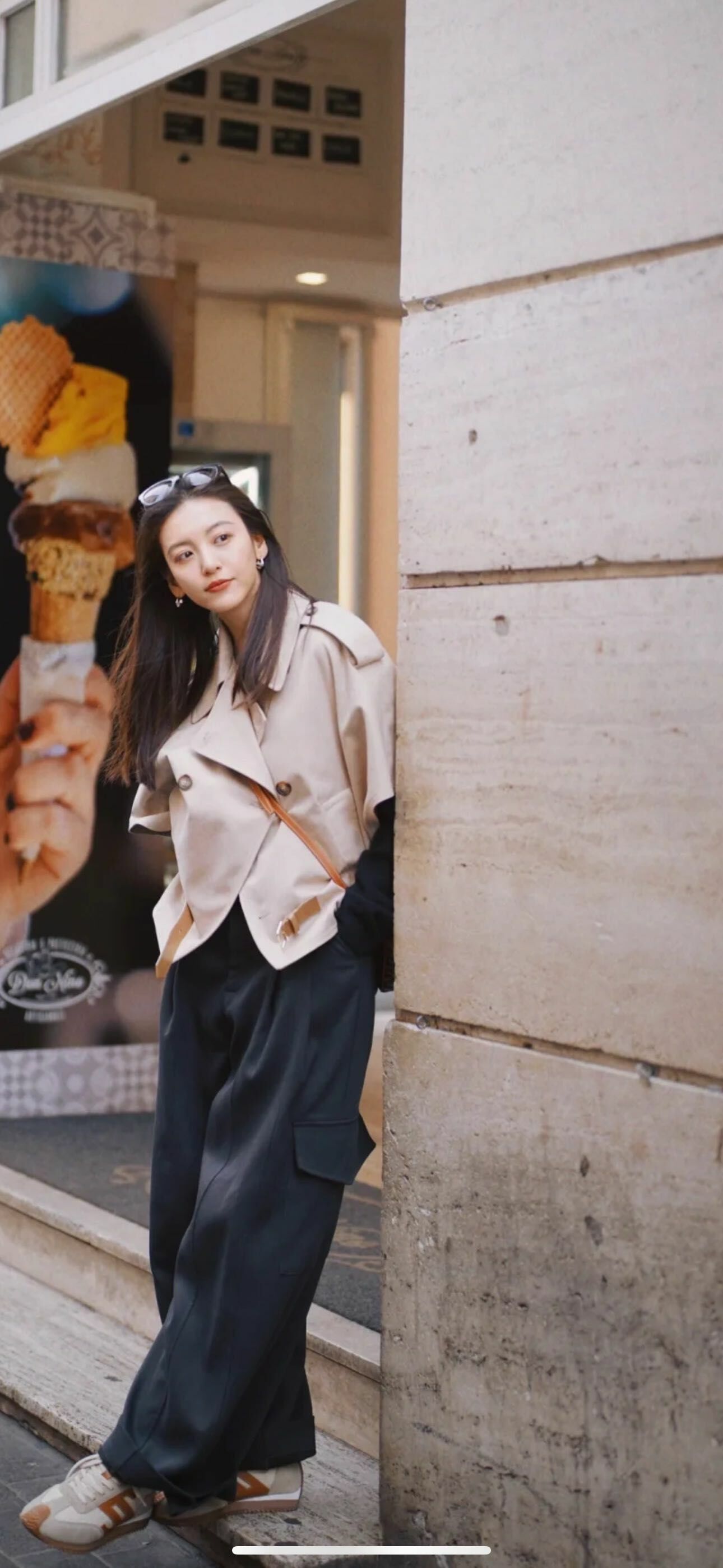 Max Mara 駝色斗篷 -M