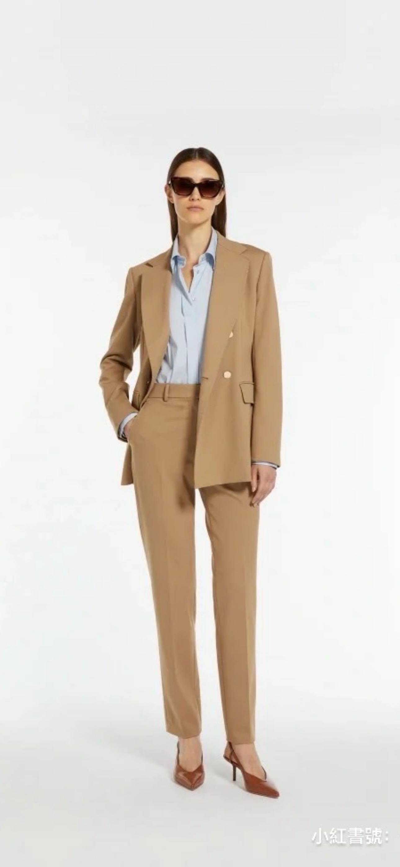 Max Mara -STUDIO 卡其色西服 -M