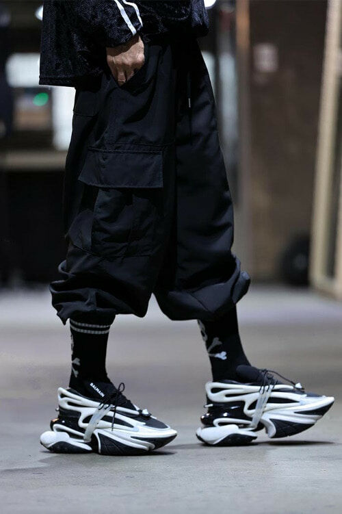 美式休閒風工裝束腿褲