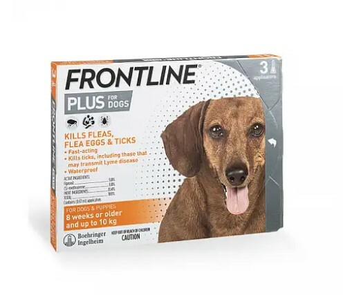 FRONTLINE PLUS (小型犬10公斤以下犬隻適用)