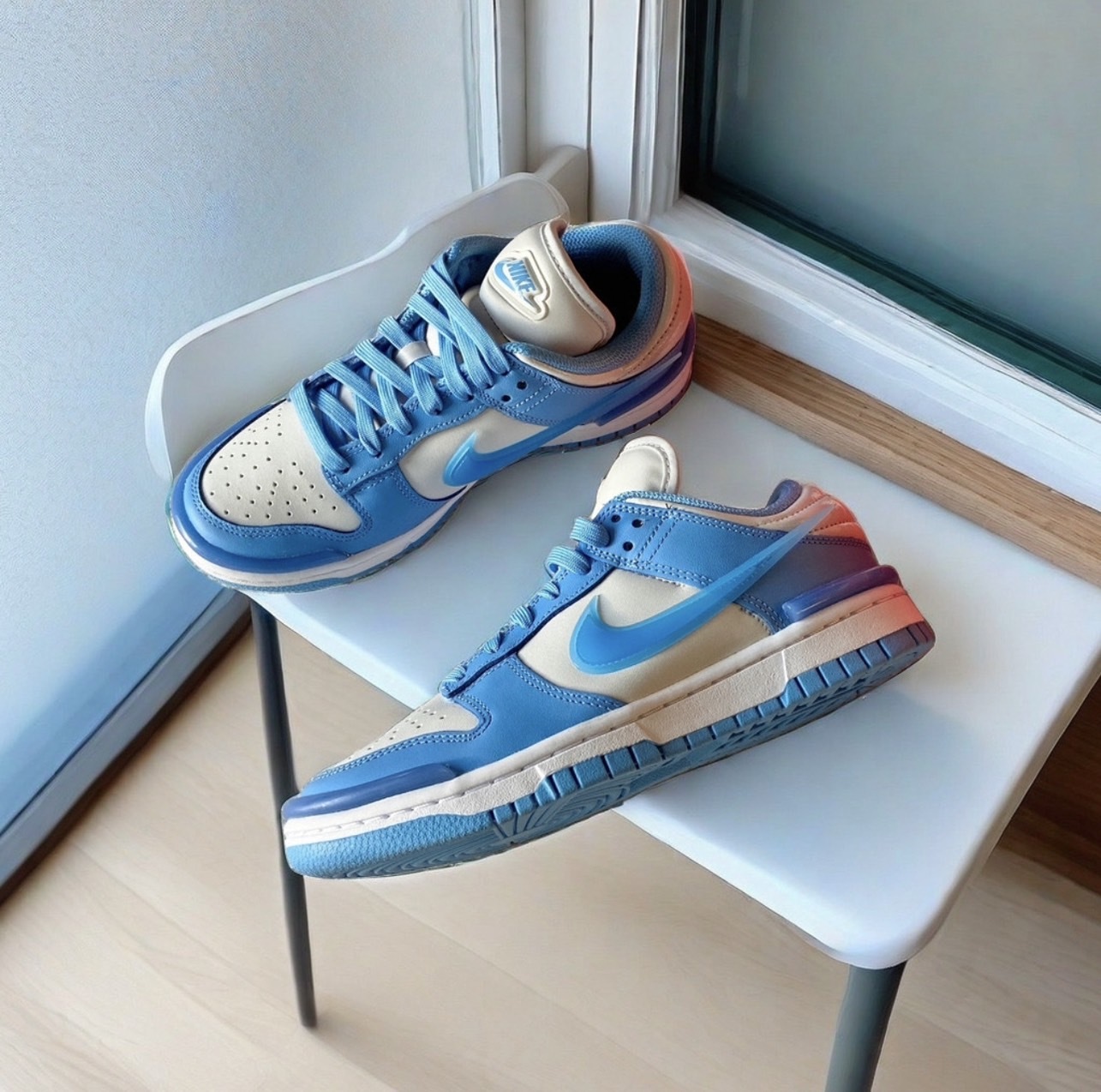 Nike Dunk Low Twist 北卡藍 小AMBUSH 飛勾