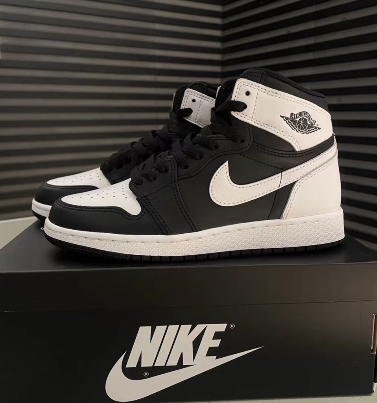 預購 Air Jordan 1 high OG “black white” 白黑 反轉熊貓 高筒 男鞋 大童鞋