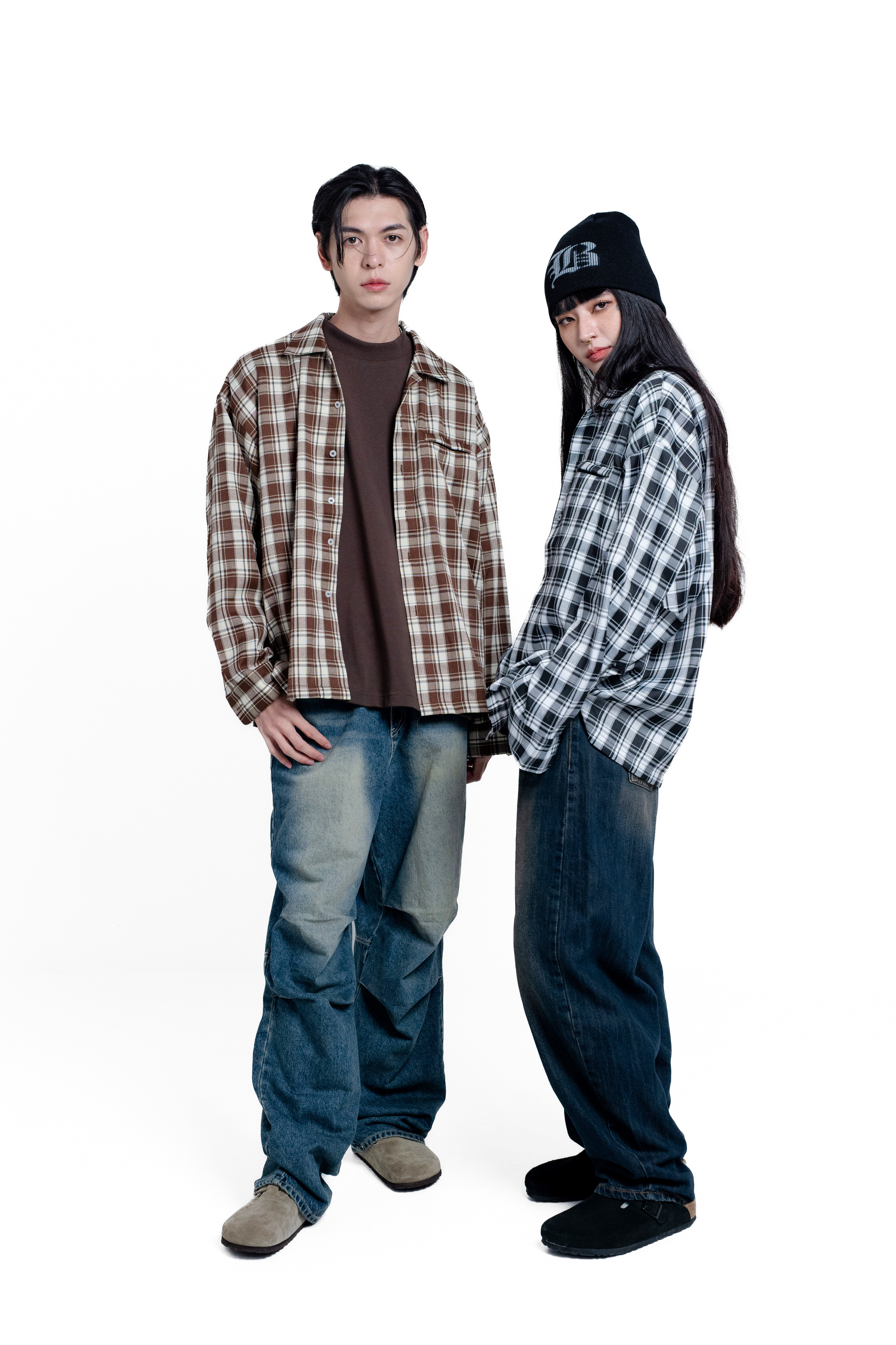 SIMON MADE TL-2447 定番 essential 格紋 襯衫