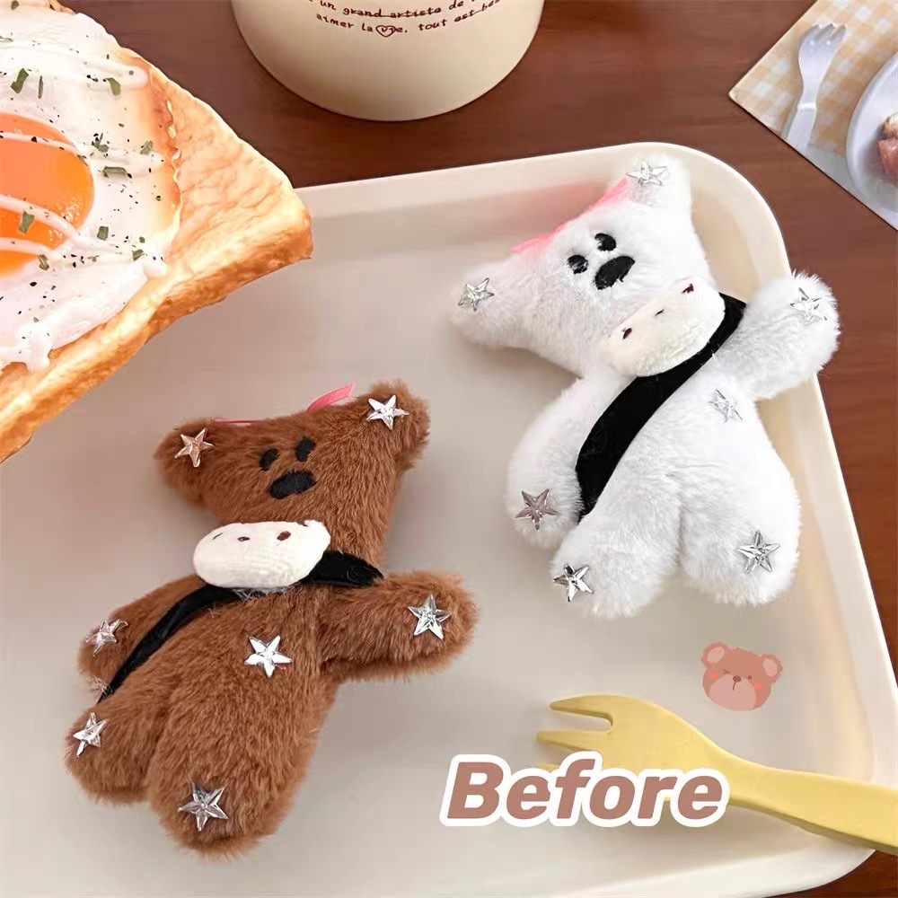 Mr Bean Teddy Hair Clips