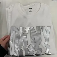 [S] DKNY 1989 DRIP TEE,WHITE, B3360750-WHT (SD872)