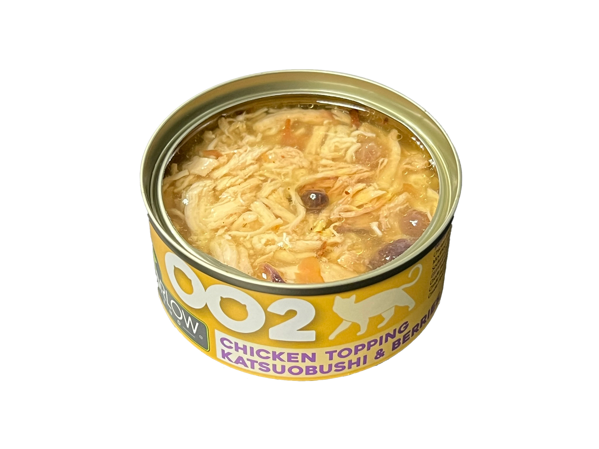 楓葉 OO2 雞肉・鰹魚・莓果配濃湯 貓罐頭 80g